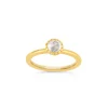 Dinny Hall Gem Drop Rose Cut Stacking Ring