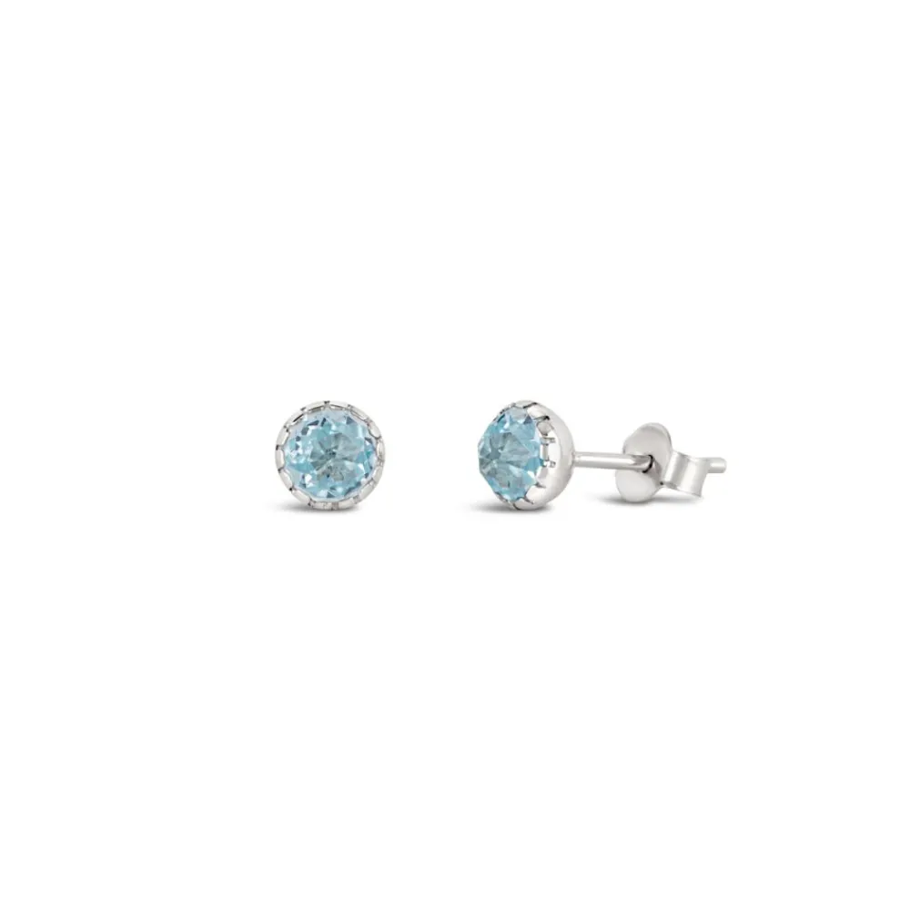 Dinny Hall Gem Drop Rose Cut Studs