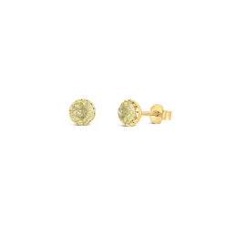 Dinny Hall Gem Drop Rose Cut Studs