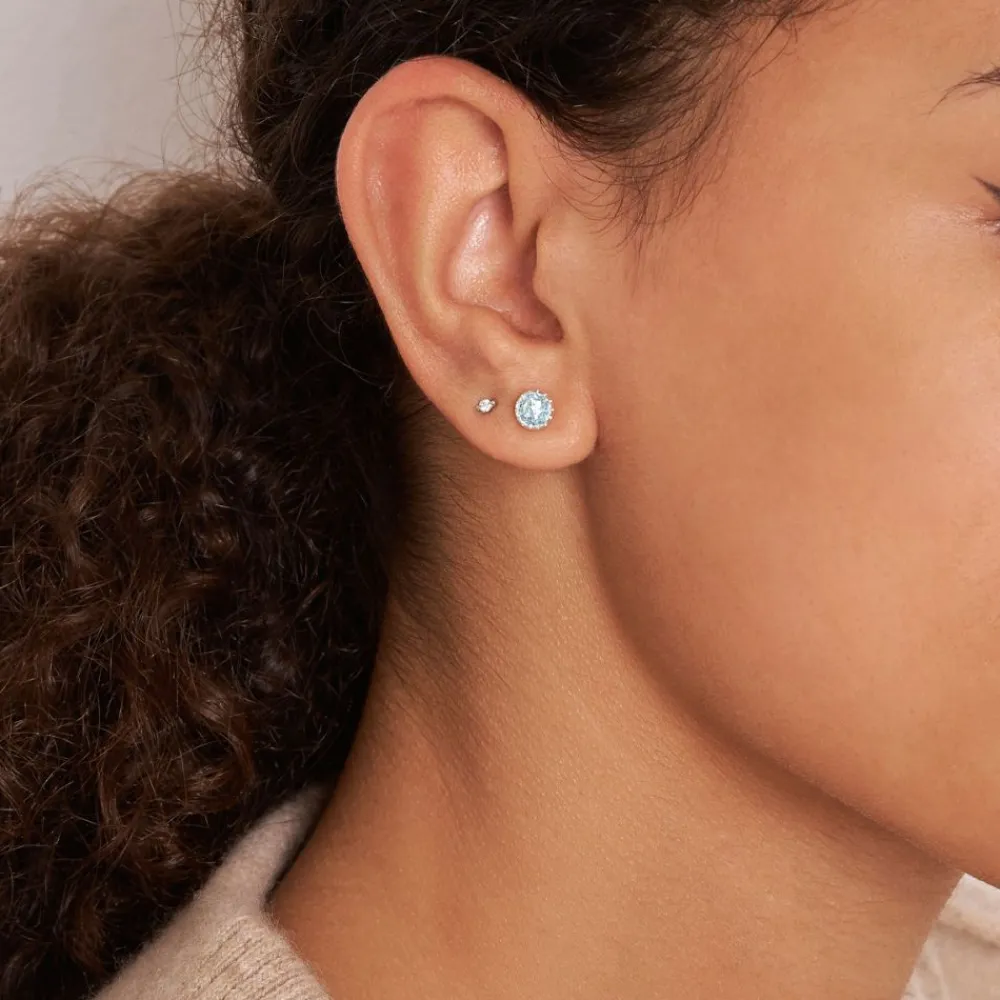 Dinny Hall Gem Drop Rose Cut Studs