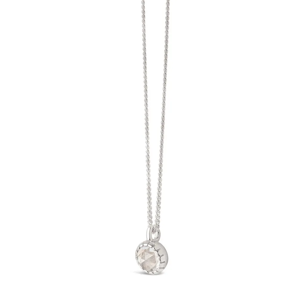 Dinny Hall Gem Drop Small Rose Cut Pendant