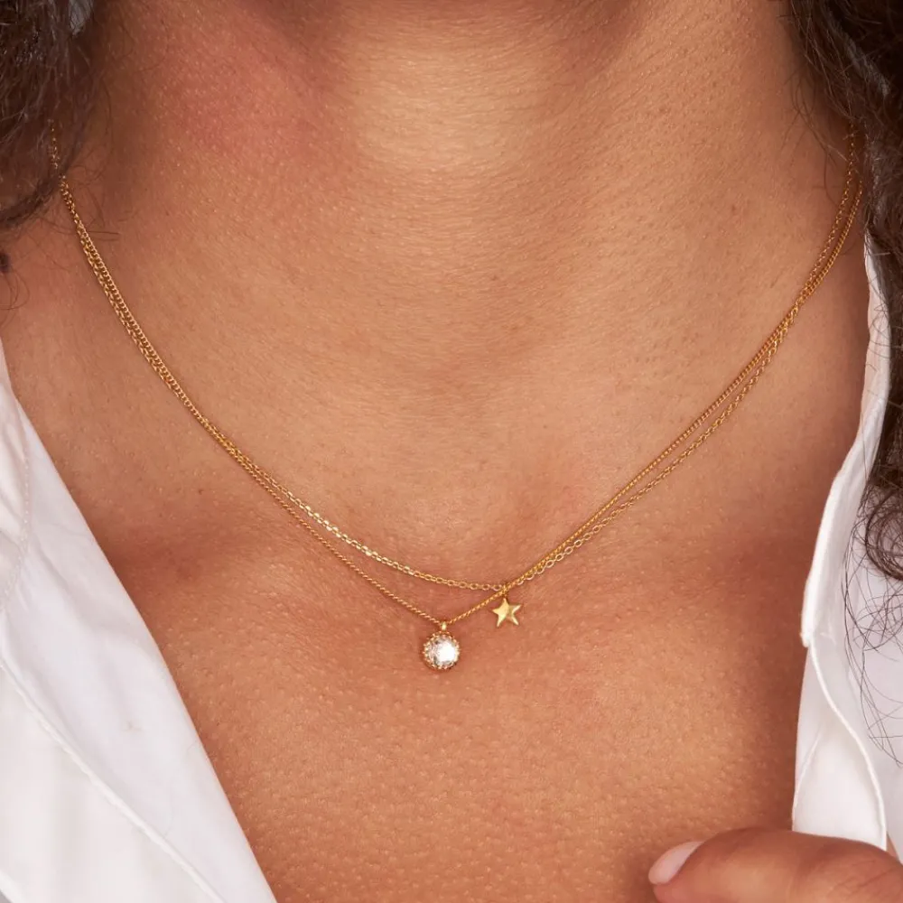Dinny Hall Gem Drop Small Rose Cut Pendant