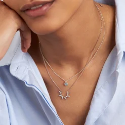 Dinny Hall Gem Drop Small Rose Cut Pendant