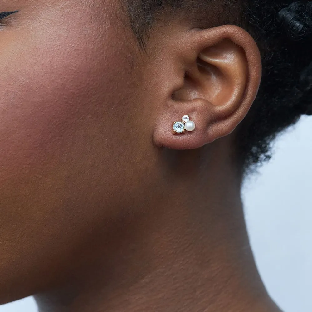 Dinny Hall Gem Drop Trilogy Studs