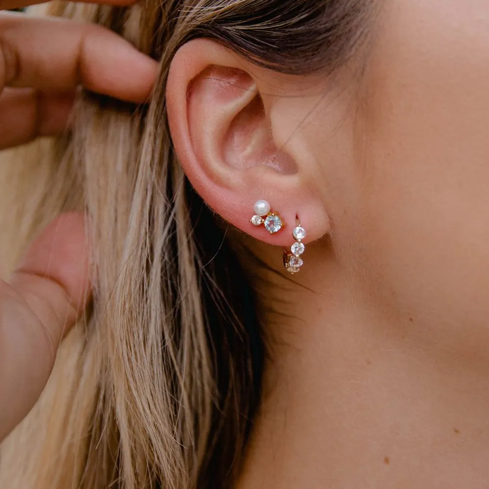 Dinny Hall Gem Drop Trilogy Studs