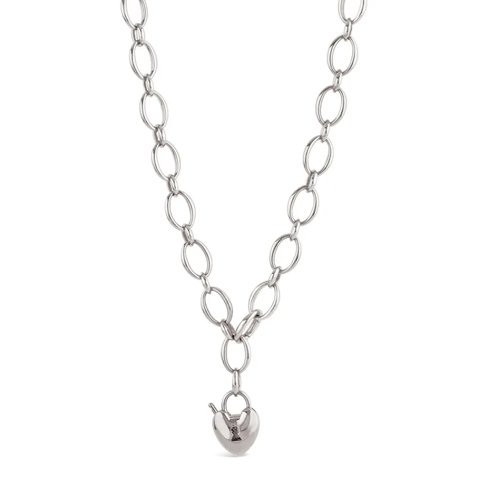 Dinny Hall Heart Padlock Necklace