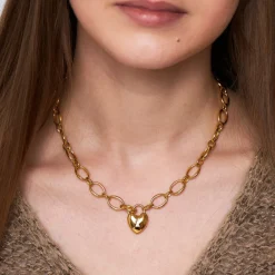 Dinny Hall Heart Padlock Necklace