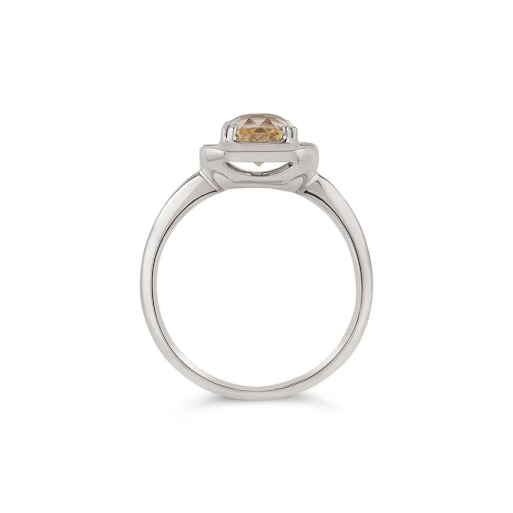 Dinny Hall Heni 18K Fine Lemon Yellow Sapphire & Diamond Ring
