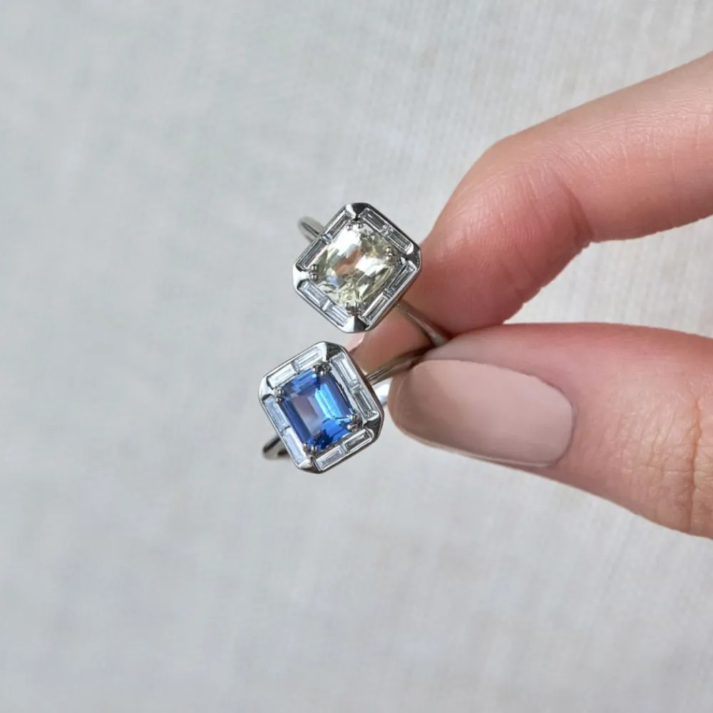 Dinny Hall Heni 18K Fine Lemon Yellow Sapphire & Diamond Ring