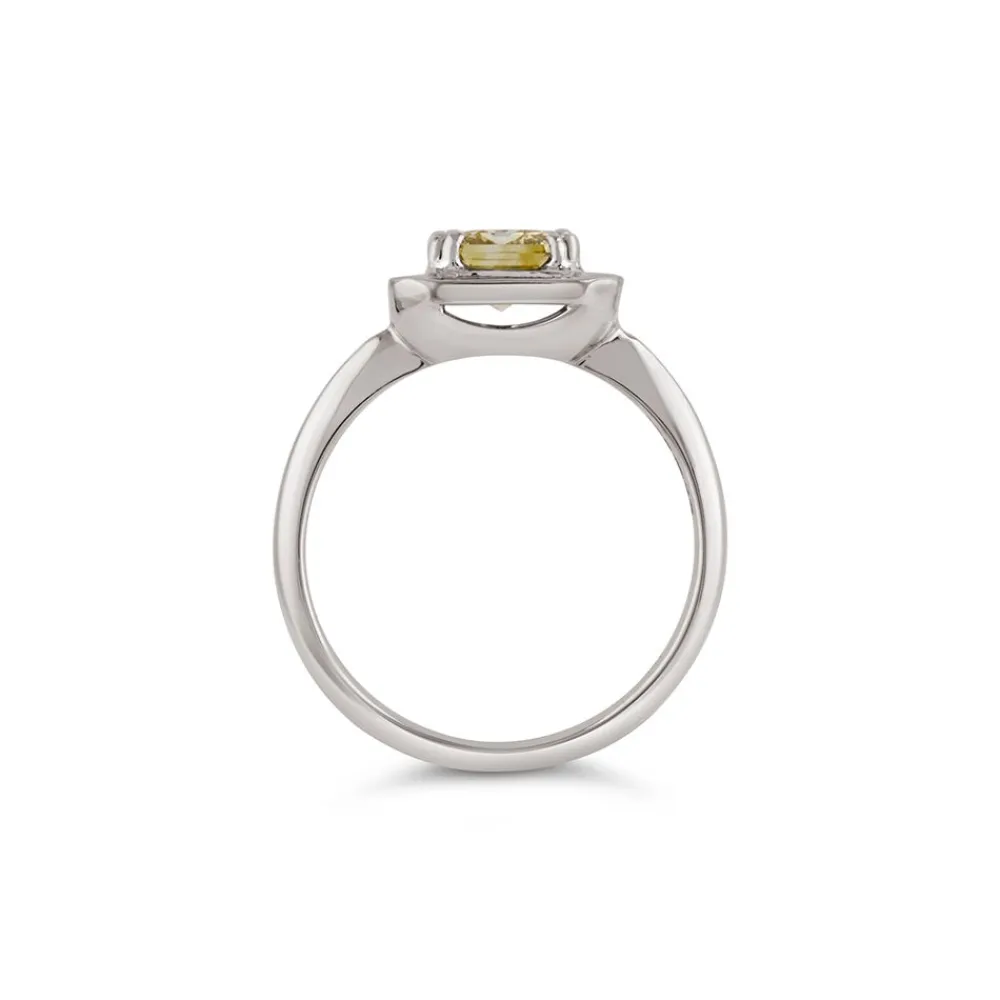 Dinny Hall Heni 18K Fine Pale Yellow Sapphire & Diamond Ring