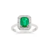 Dinny Hall Heni 18K Fine Vivid Green Emerald & Diamond Ring