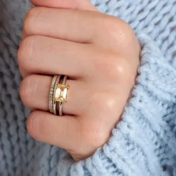Dinny Hall Hollie 18K Fine Lemon Yellow Sapphire Ring