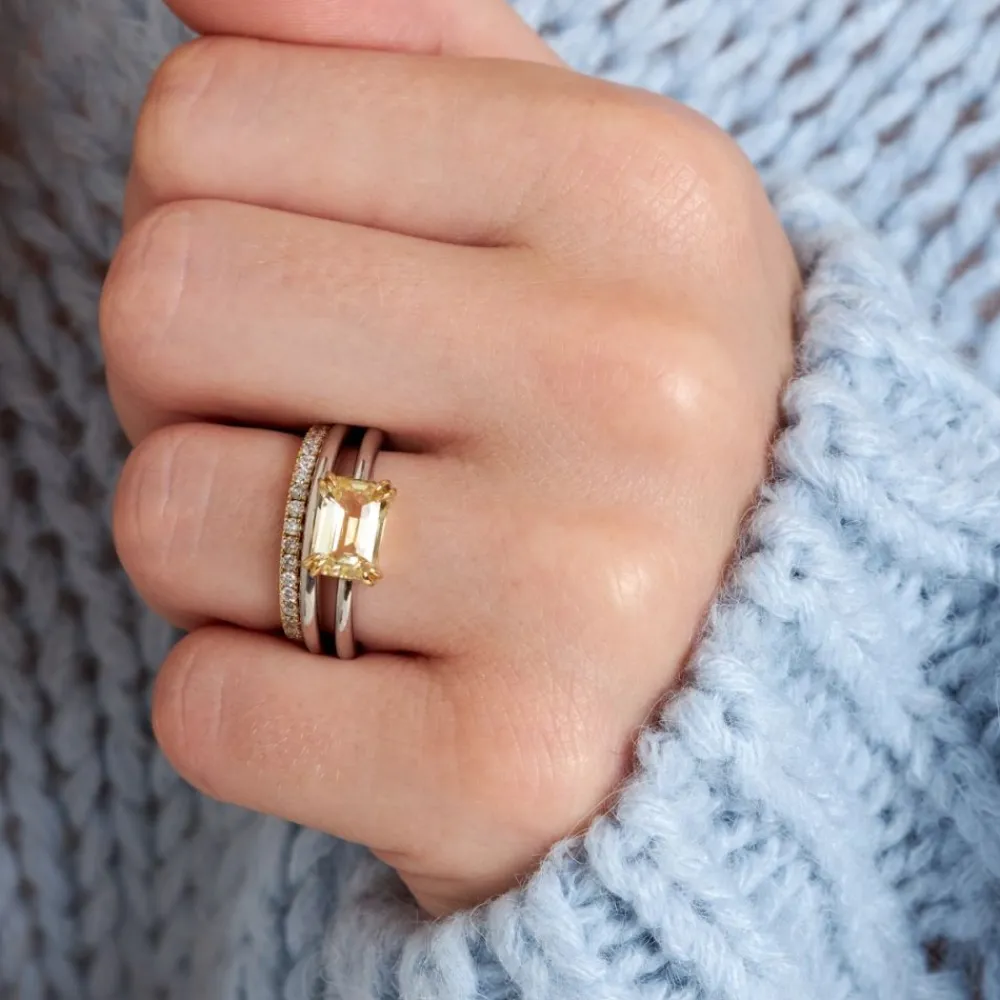 Dinny Hall Hollie 18K Fine Lemon Yellow Sapphire Ring