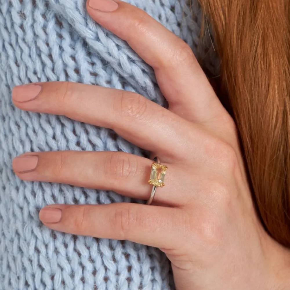 Dinny Hall Hollie 18K Fine Lemon Yellow Sapphire Ring