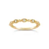 Dinny Hall Jasmine 14K Fine Diamond Set Half Eternity Ring