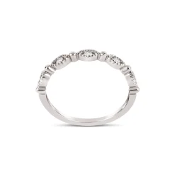 Dinny Hall Jasmine 14K Fine Diamond Set Half Eternity Ring