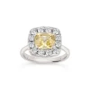 Dinny Hall Jolanda 18K Fine Lemon Yellow Sapphire & Diamond Ring