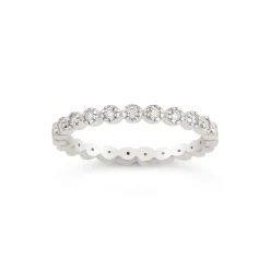 Dinny Hall 14K Diamond Forget Me Not Full Eternity Ring