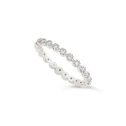 Dinny Hall 14K Diamond Forget Me Not Full Eternity Ring
