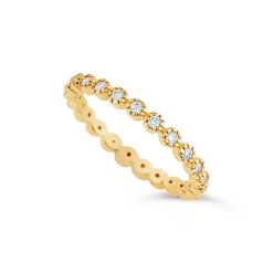 Dinny Hall 14K Diamond Forget Me Not Full Eternity Ring