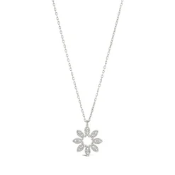 Dinny Hall 14K Diamond Jasmine Flower Pendant