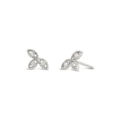 Dinny Hall 14K Diamond Jasmine Studs