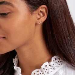 Dinny Hall 14K Diamond Jasmine Studs