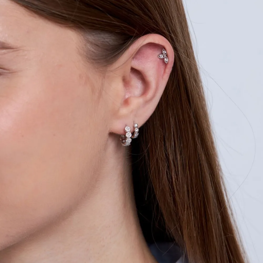 Dinny Hall 14K Diamond Jasmine Studs