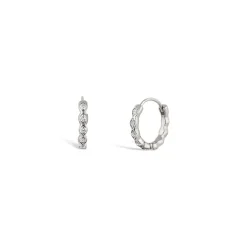Dinny Hall 14K Diamond Rosemary Huggie Hoops