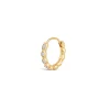 Dinny Hall 14K Diamond Rosemary Single Huggie Hoop