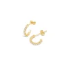 Dinny Hall 14K Diamond Rosie Mini Hoops