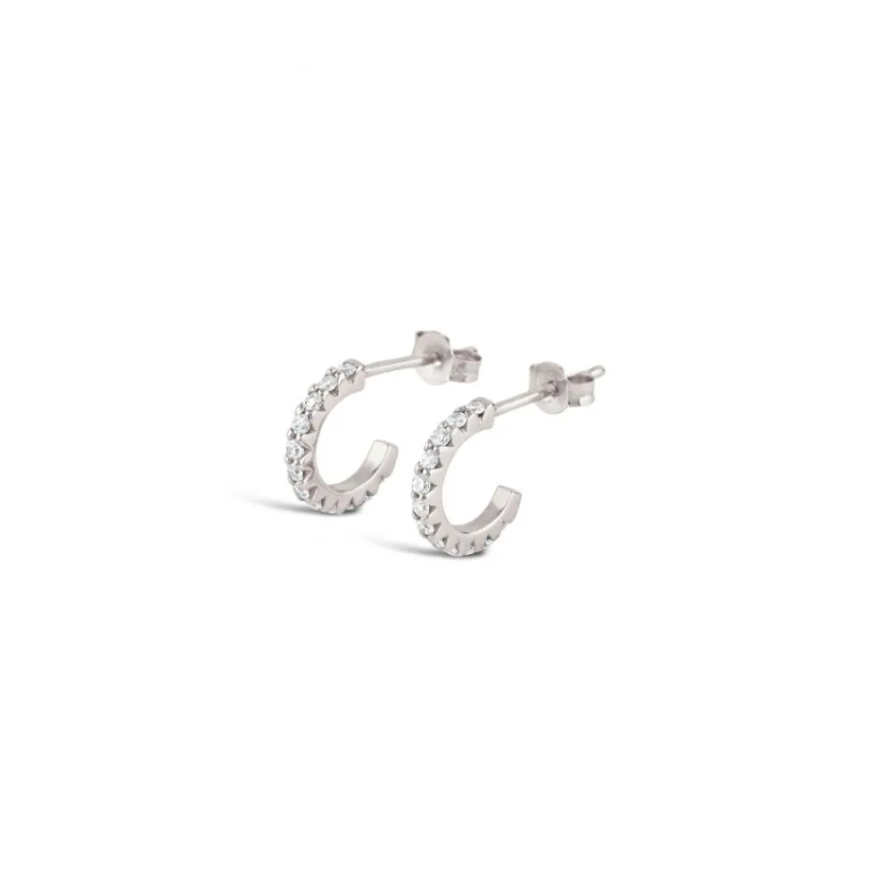 Dinny Hall 14K Diamond Rosie Mini Hoops