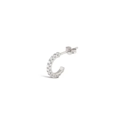 Dinny Hall 14K Diamond Rosie Mini Single Hoop