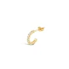 Dinny Hall 14K Diamond Rosie Mini Single Hoop