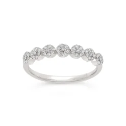 Dinny Hall 14K Fine Starflower Diamond Half Eternity Ring