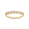 Dinny Hall 14K Fine Starflower Diamond Half Eternity Ring