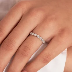 Dinny Hall 14K Fine Starflower Diamond Half Eternity Ring