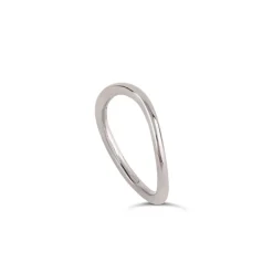 Dinny Hall 18K Gold Curved Court Wedding Band