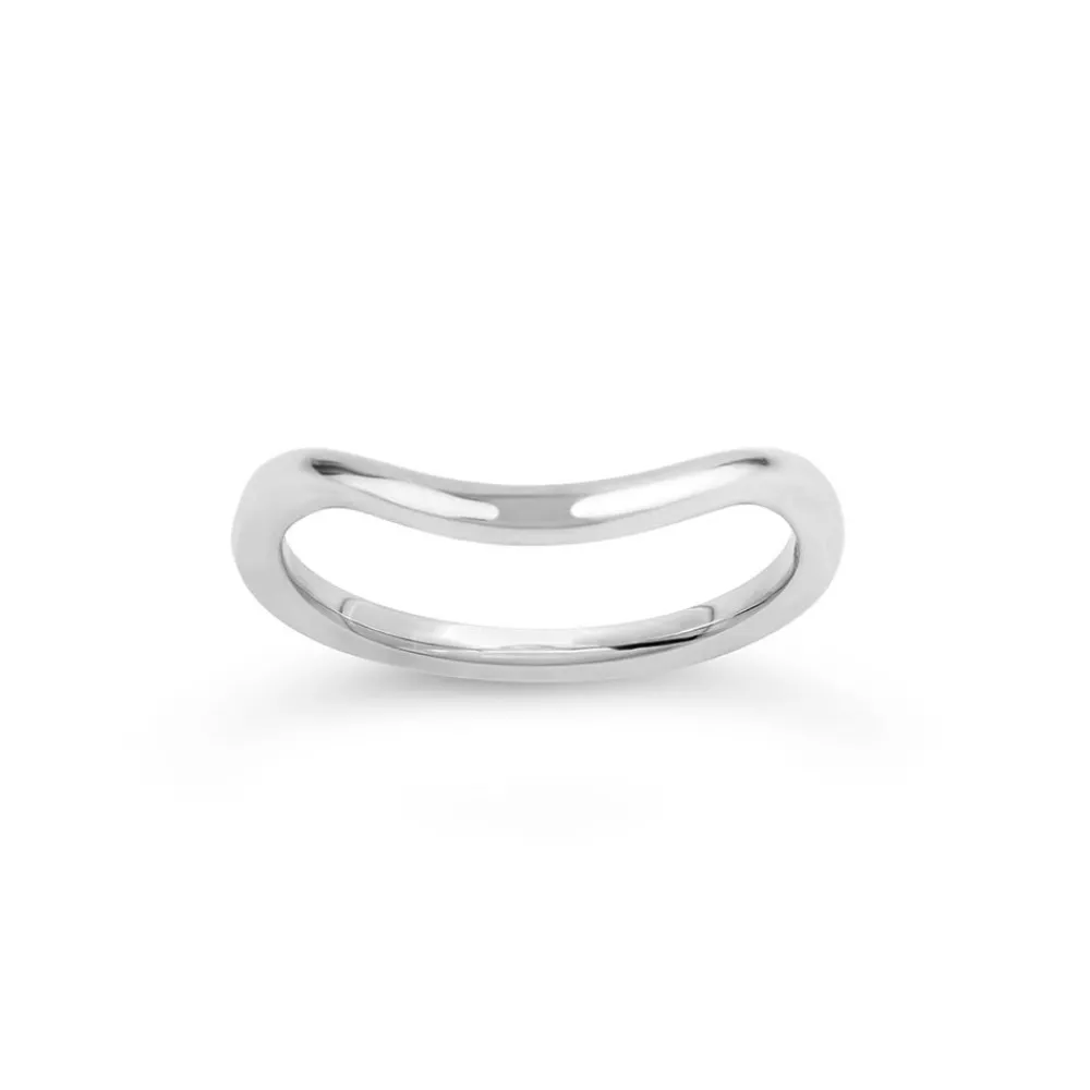 Dinny Hall 18K Gold Deep Curved Court Wedding Band