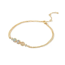 Dinny Hall 14K Gold Opal & Diamond Wristlet