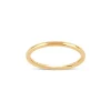 Dinny Hall 18K Gold Skinny Court Wedding Band
