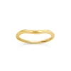 Dinny Hall 18K Gold Tapering Curve One Wedding Band