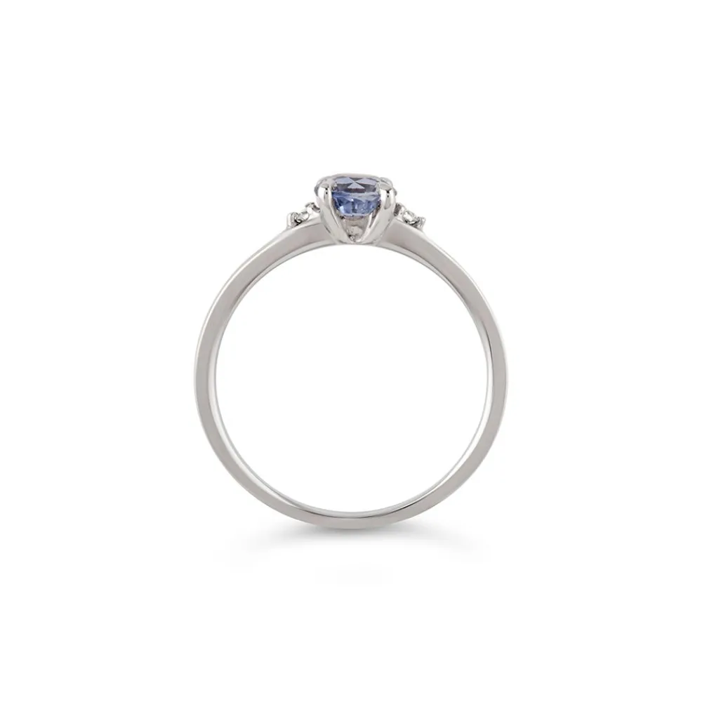 Dinny Hall Kassia 18K Fine Blue Sapphire & Diamond Ring