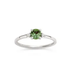 Dinny Hall Kassia 18K Fine Green Sapphire & Diamond Ring