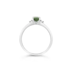 Dinny Hall Kassia 18K Fine Green Sapphire & Diamond Ring