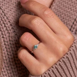 Dinny Hall Kassia 18K Fine Green Sapphire & Diamond Ring