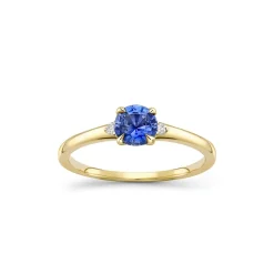 Dinny Hall Kassia 18K Fine Royal Blue Sapphire & Diamond Ring