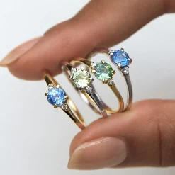 Dinny Hall Kassia 18K Fine Sapphire & Diamond Ring