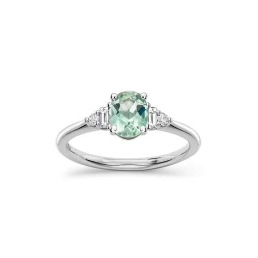 Dinny Hall Katie 18K Fine Mint Green Tourmaline & Diamond Ring