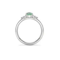 Dinny Hall Katie 18K Fine Mint Green Tourmaline & Diamond Ring